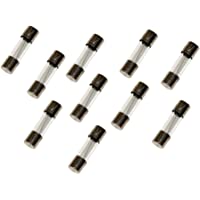 Los mejores  - AERZETIX: 10 x Fusibles de cristal 2cm 20mm 5mm 5x20mm 220V 250V 6.3A